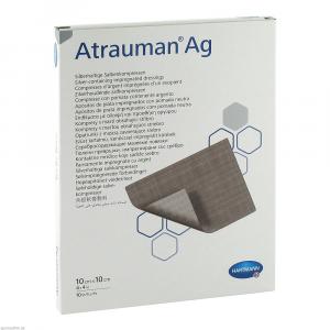 ATRAUMAN Ag 10x10 cm steril Kompressen