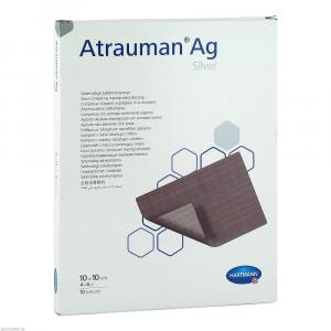 ATRAUMAN Ag 10x10 cm steril Kompressen
