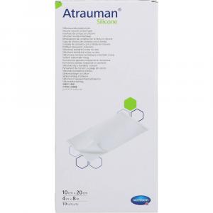 ATRAUMAN Silicone steril 10x20 cm Kompressen
