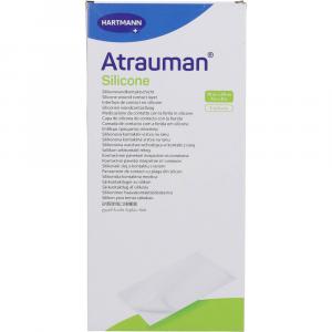 ATRAUMAN Silicone steril 10x20 cm Kompressen