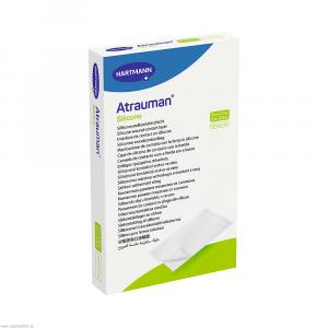 ATRAUMAN Silicone steril 5x7 cm Kompressen