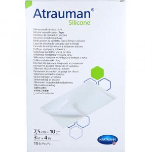 ATRAUMAN Silicone steril 7,5x10 cm Kompressen