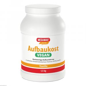 AUFBAUKOST vegan Vanille Megamax Pulver