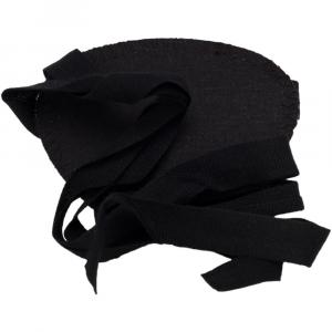 AUGENKLAPPE mit Bindeband schwarz