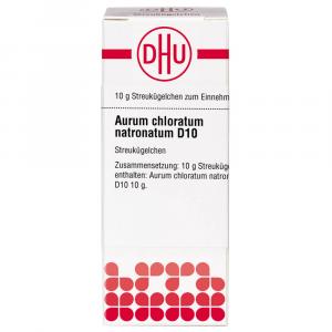 AURUM CHLORATUM NATRONATUM D 10 Globuli Ind.Fert.