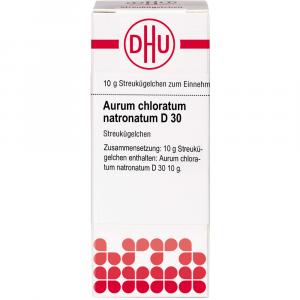AURUM CHLORATUM NATRONATUM D 30 Globuli Ind.Fert.