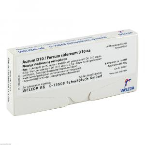 AURUM D 10/Ferrum sidereum D 10 aa Ampullen