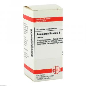 AURUM METALLICUM D 4 Tabletten