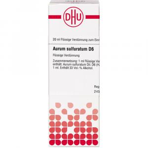 AURUM SULFURATUM D 6 Dilution