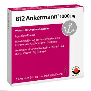 B12 ANKERMANN 1000 μg Injektionslösung Amp.