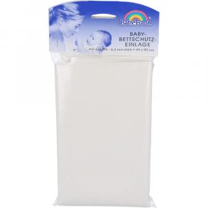 BABY BETTEINLAGEN Gummi 60x90 weiß