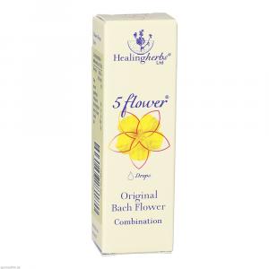 BACH KOMBINATION 5 Flow.Notfall Tropfen Heal.Herbs