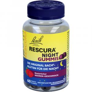 BACHBLÜTEN Original Rescura Night Gummis Beere