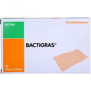 BACTIGRAS antiseptische Paraffingaze 15x20 cm