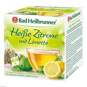 BAD HEILBRUNNER heiße Zitrone m.Limette Pyr.Btl.