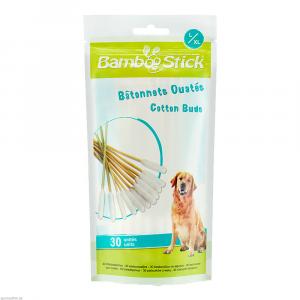 BAMBOOSTICK L/XL Watte-Ohrreiniger f.Hunde