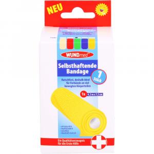 BANDAGE selbsthaftend 7,5 cmx4,5 m farb.sort.