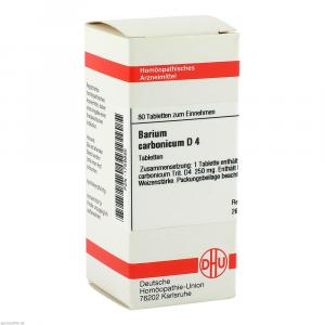 BARIUM CARBONICUM D 4 Tabletten
