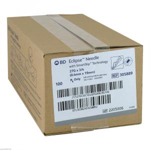 BD ECLIPSE Sicherheitsinjekt.Kanüle 27 G 3/4