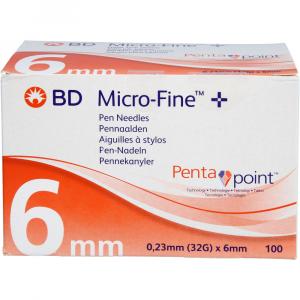 BD MICRO-FINE+ Pen-Nadeln 0,23x6 mm 32 G