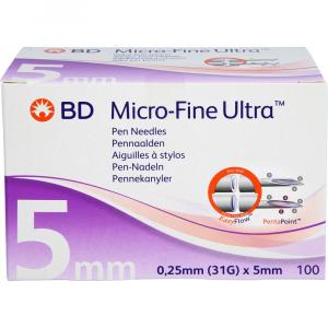 BD MICRO-FINE ULTRA Pen-Nadeln 0,25x5 mm 31 G
