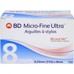 BD MICRO-FINE ULTRA Pentapoint Pen-Nadeln 0,25x8mm
