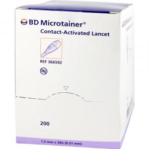 BD MICROTAINER Lanzette lila 30 G 1,5 mm