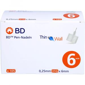 BD PEN-NADELN 0,25x6 mm