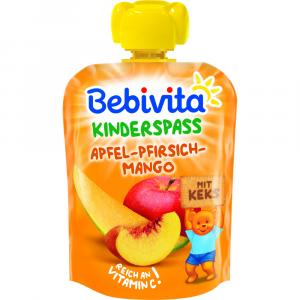 BEBIVITA Apfel-Pfirsich-Mango mit Keks