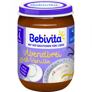 BEBIVITA Bio Abendbrei Grieß-Vanille
