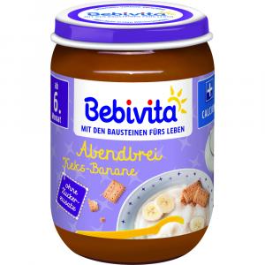 BEBIVITA Bio Abendbrei Keks-Banane