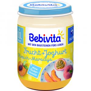 BEBIVITA Bio Frucht & Joghurt auf Pfirs.-Marac.Duo