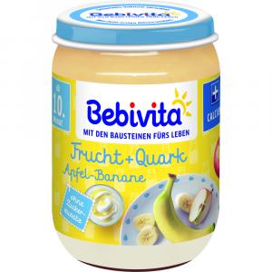 BEBIVITA Bio Frucht & Quark Apfel-Banane Duo