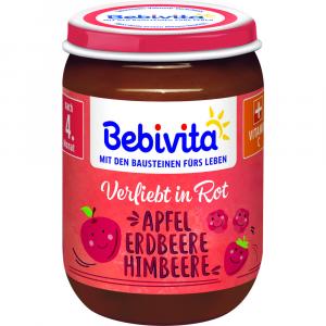 BEBIVITA Früchte Apfel-Erdbeere-Himbeere
