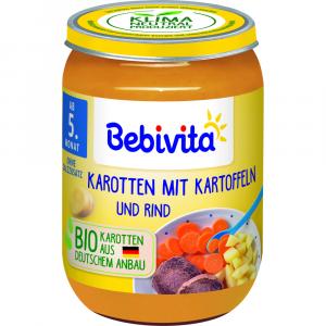 BEBIVITA Karotten mit Kartoffeln und Rind