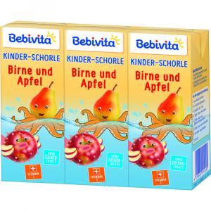 BEBIVITA Kinder-Schorle Birne-Apfel