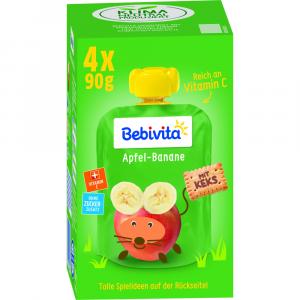 BEBIVITA Kinder Spaß Apfel-Banane mit Keks