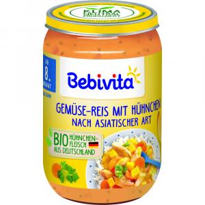 BEBIVITA Menü Gemüse-Reis m.Hühnchen n.asiat.Art