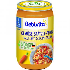 BEBIVITA Menü Gemüse-Spätzle-Pfan.n.Art Geschnetz.
