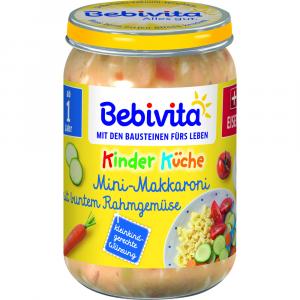BEBIVITA Menü Mini-Makkaroni m.bunt.Rahmgem.