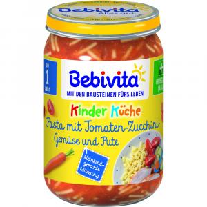 BEBIVITA Menü Pasta m.Tomaten-Zucchini-Gemü.u.Pute