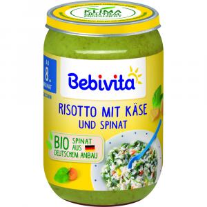 BEBIVITA Menü Risotto mit Käse und Spinat