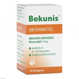 BEKUNIS Dragees Bisacodyl 5 mg magensaftres.Tabl.