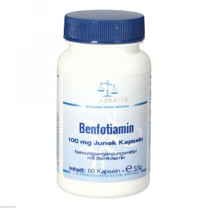 BENFOTIAMIN 100 mg Junek Kapseln