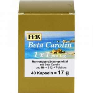 BETA CAROTIN 1x1 pro Tag Kapseln