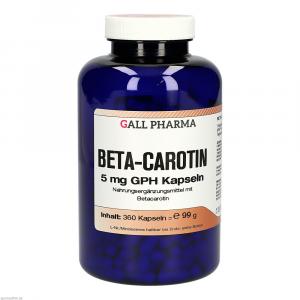 BETA CAROTIN 5 mg GPH Kapseln