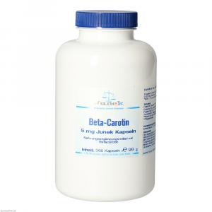 BETA CAROTIN 5 mg Junek Kapseln
