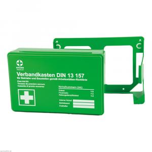 BETRIEBSVERBANDKASTEN mini grün Wandhalt.DIN 13157