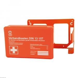 BETRIEBSVERBANDKASTEN mini oran.Wandhalt.DIN 13157