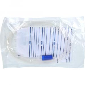 BETTBEUTEL 2000 ml 120 cm unst.Rücklaufsperre Abl.